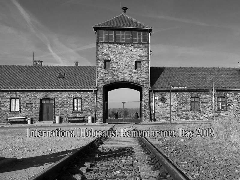 Entrance to Auschwitz II–Birkenau concentration camp